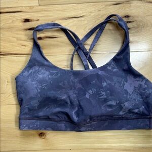 Lululemon Purple Gray Sports Bra | Size 12